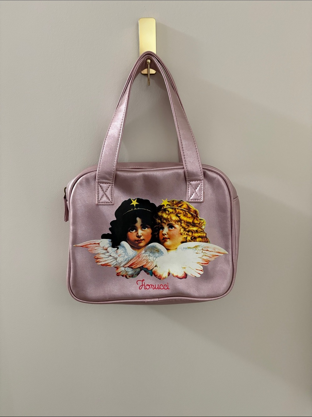 Fiorucci Pink Angel Icon Bag